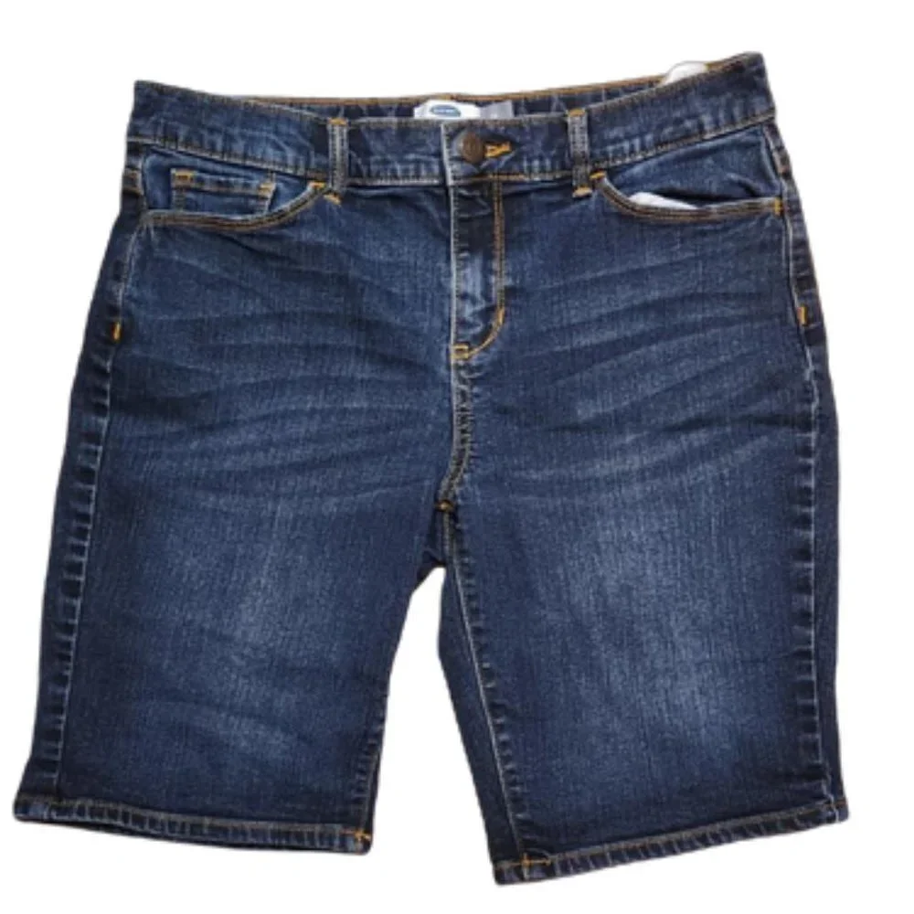 Old Navy Denim Stretch Shorts || sz16 EUC